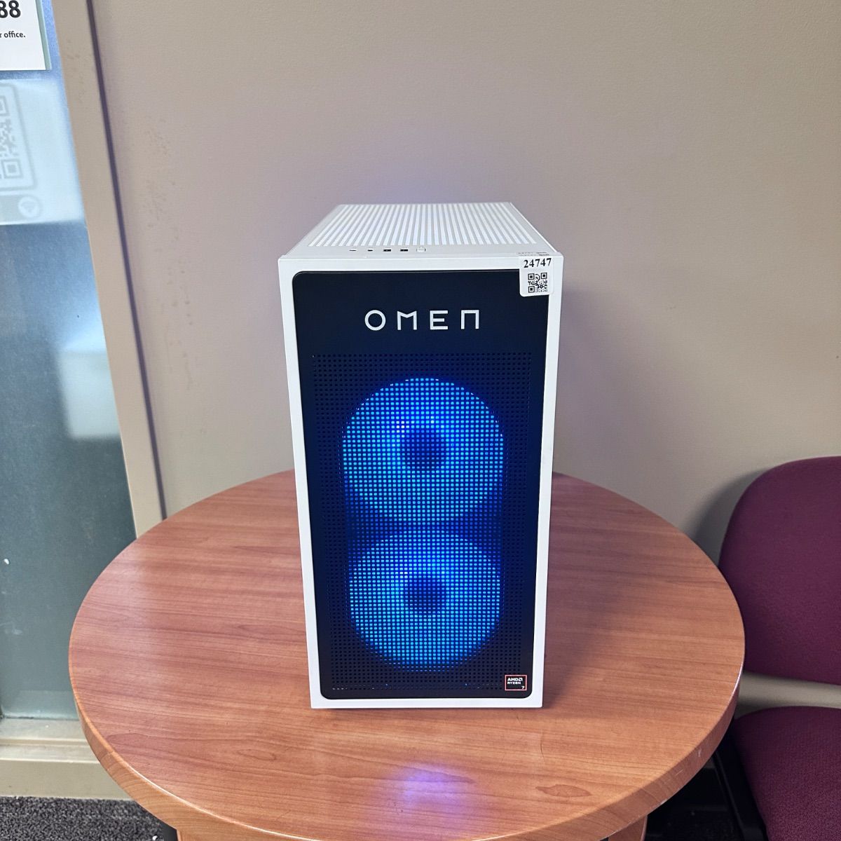 HP OMEN 35L Gaming Desktop, Ryzen 7 8700G, 16GB DDR5, 1TB, RTX 4060 Ti 8GB - hình ảnh