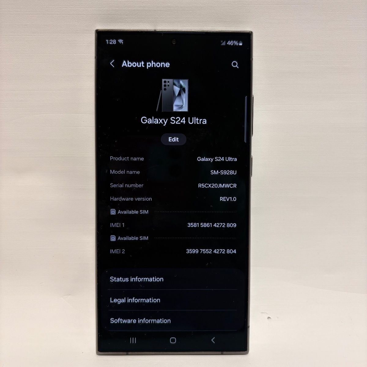 Samsung Galaxy S24 Ultra (SM-S928U) 256GB, Titanium Gray, UNLOCKED - hình ảnh