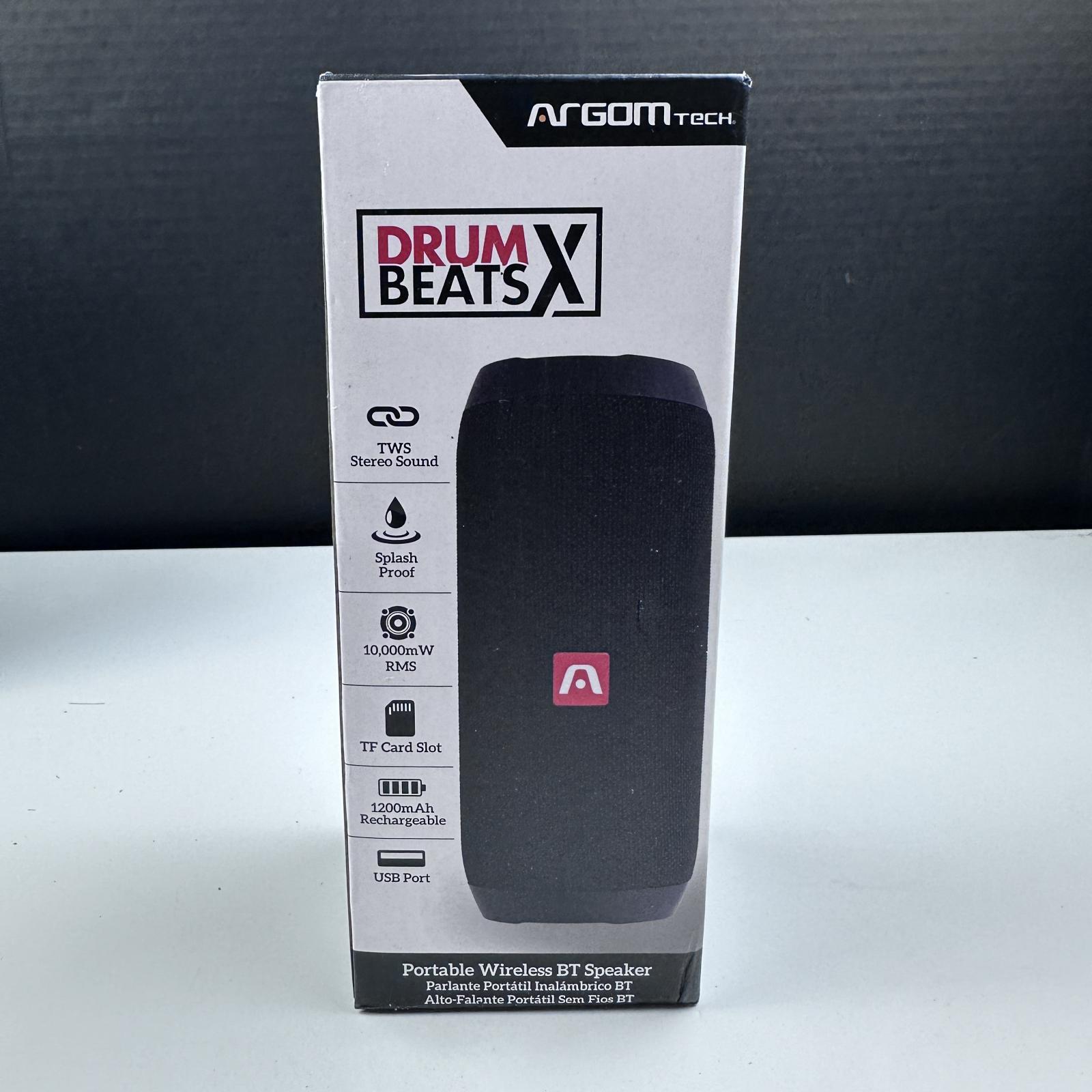 ArgomTech DrumBeats X TWS Wireless Bluetooth Speaker – Portable Loud Sound - hình ảnh
