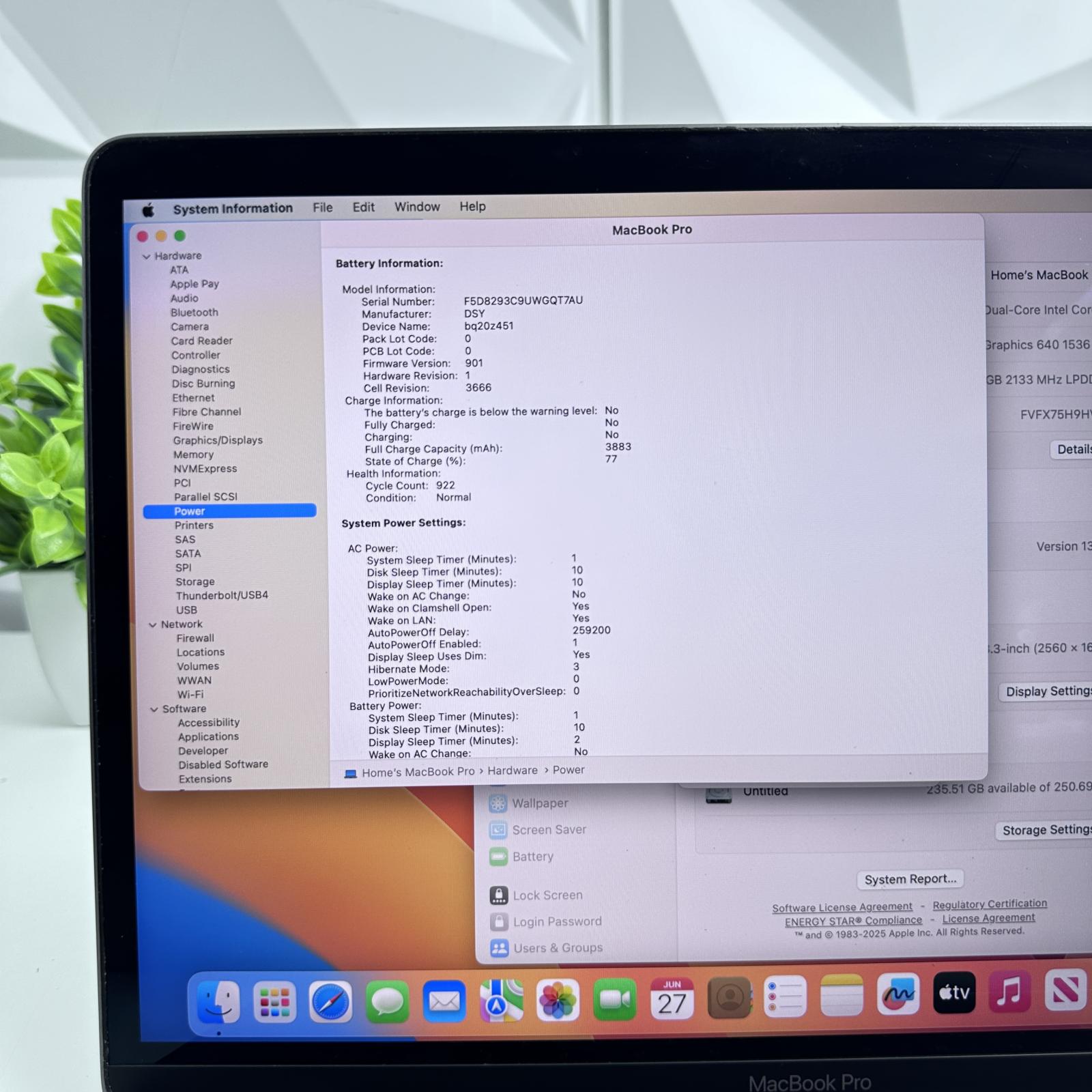 MacBook Pro (13-inch, 2017) Intel Core i5 2.3GHz, 8GB, 256GB SSD - hình ảnh