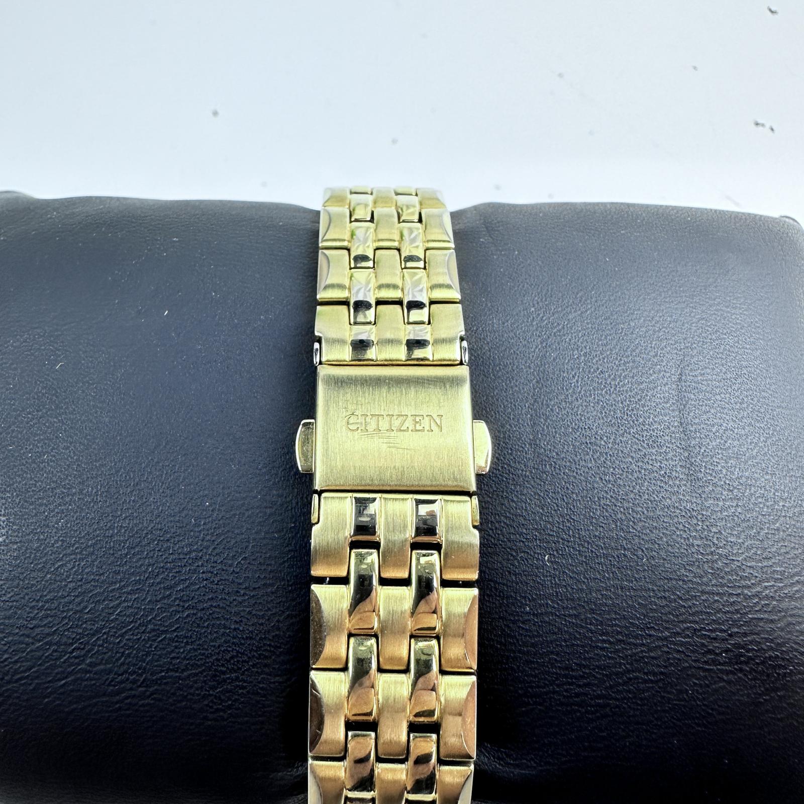  Citizen $476 Corso Diamond Gold Tone Watch 28mm Citizen EW271255E - hình ảnh