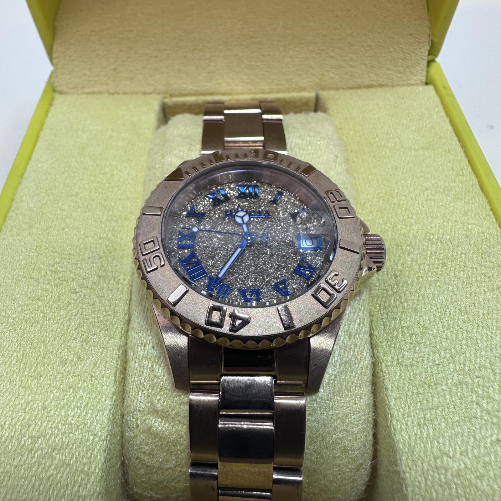 Invicta $265 Angel Swiss Ronda 505 Caliber Women's Watch 34mm, Rose Gold (33361) - hình ảnh