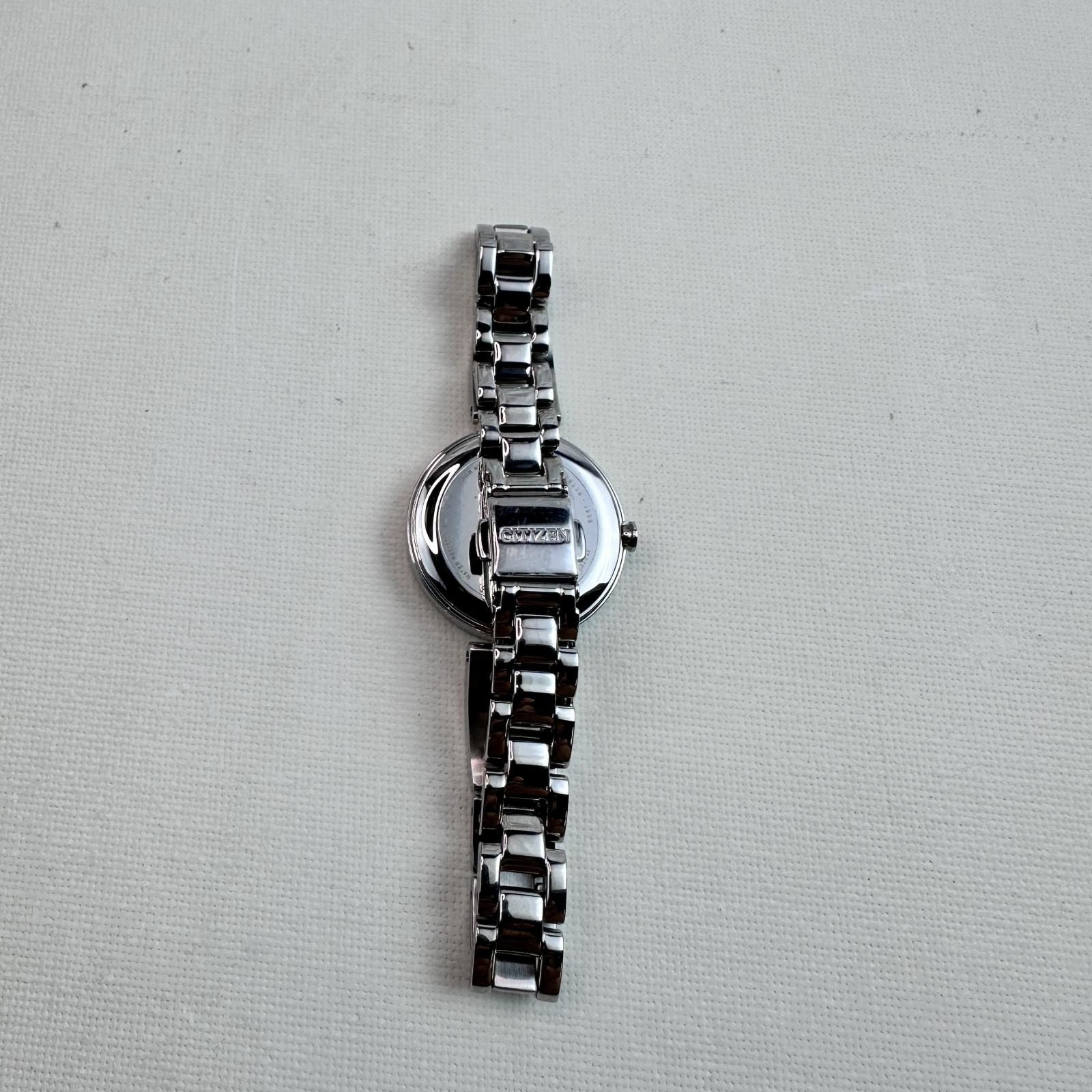 Citizen $350 Eco-Drive Axiom Women's Watch, Stainless Steel, Minimalist Design - hình ảnh