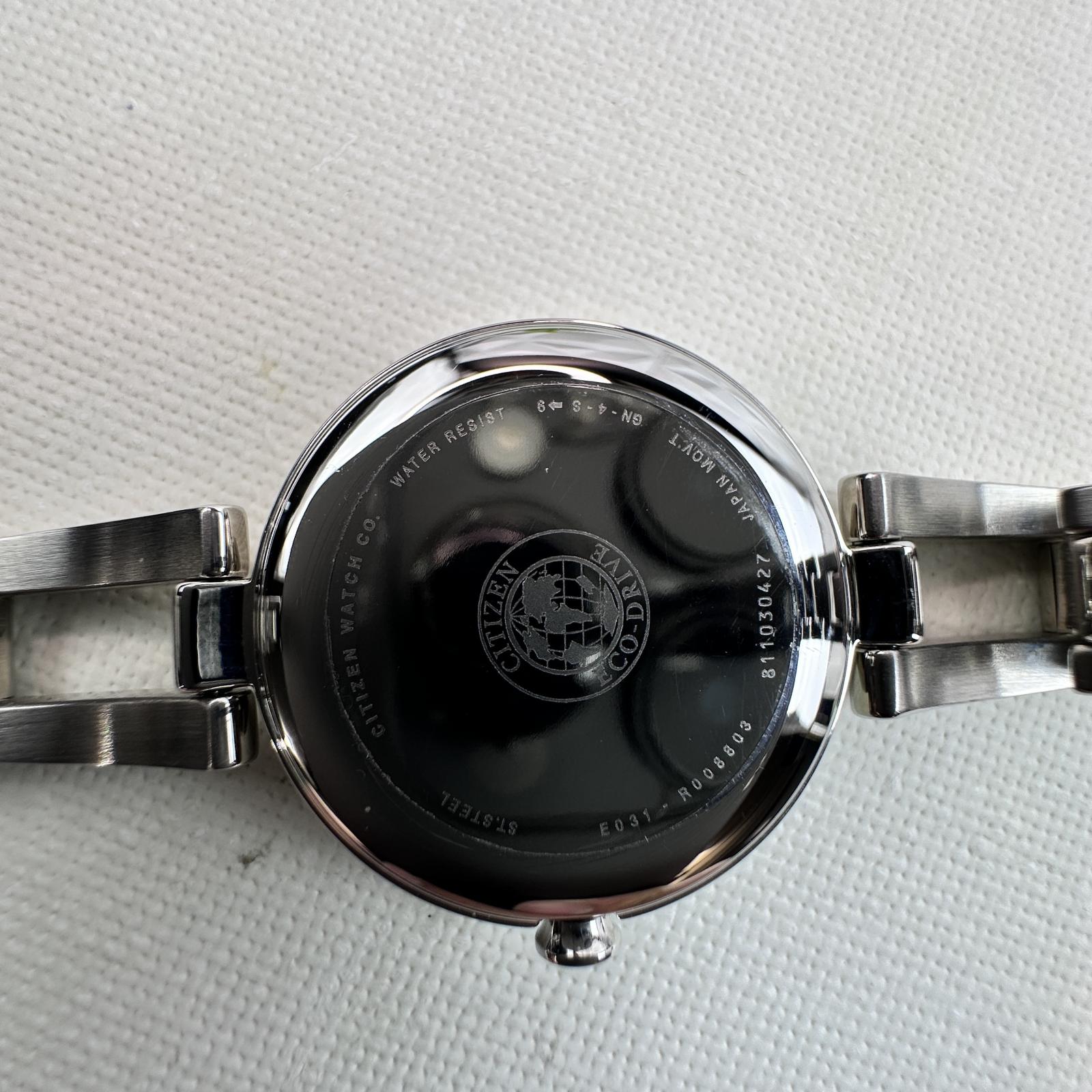 Citizen $350 Eco-Drive Axiom Women's Watch, Stainless Steel, Minimalist Design - hình ảnh