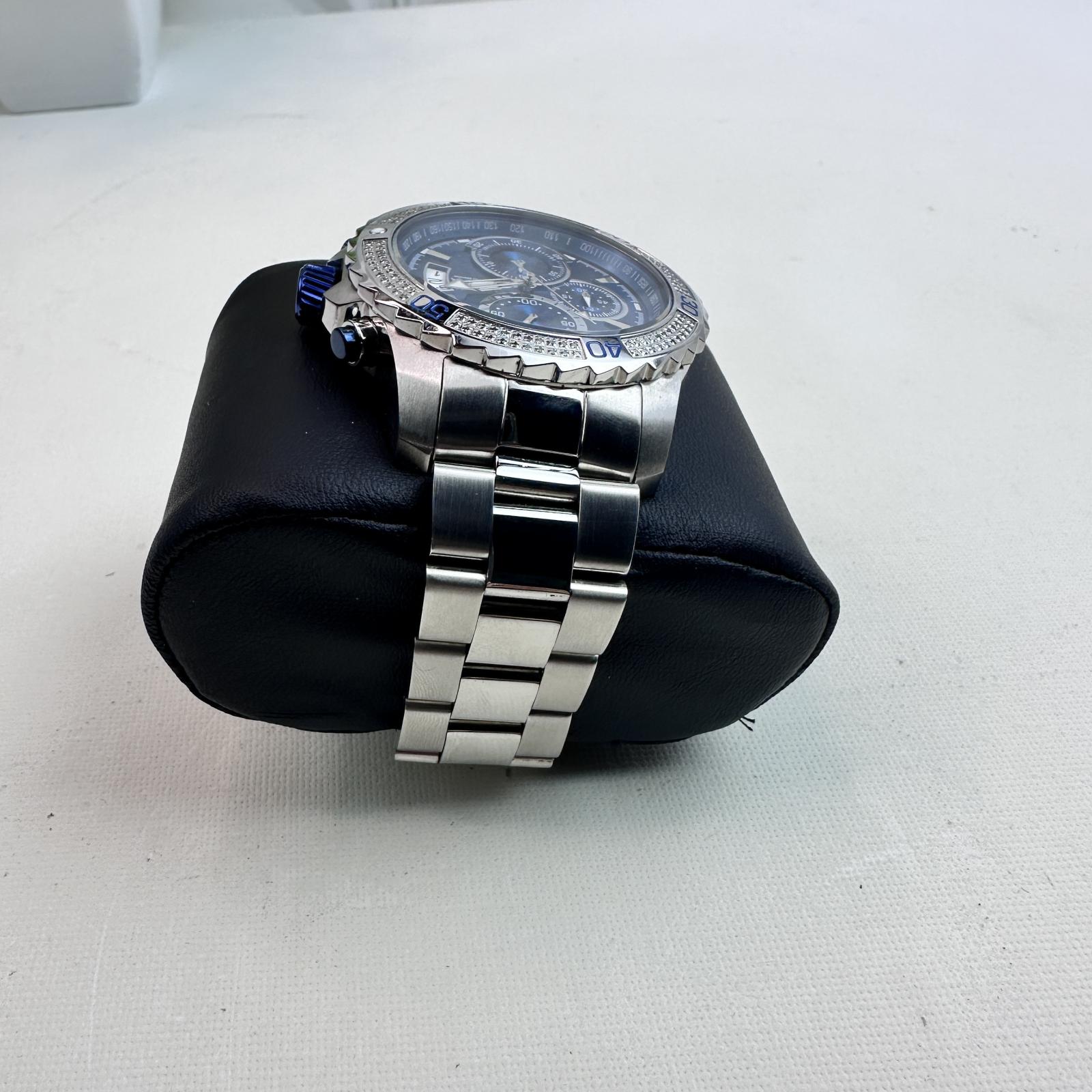 Invicta $1129 Pro Diver 37997 Men’s Watch, 45mm, Blue Dial, 132 Diamonds - hình ảnh