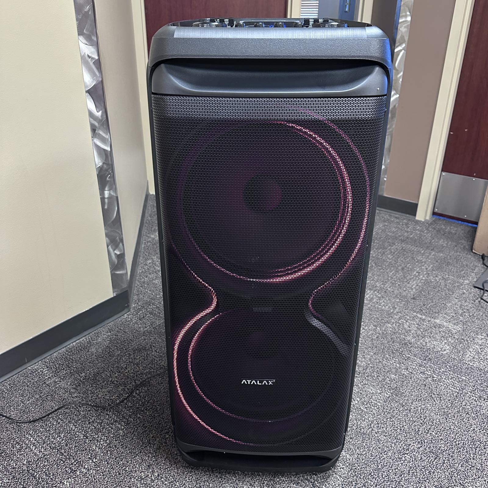 Atalax SoundWave Professional Wireless Speaker – 20000W Output, 4Ω, 40Hz–20kHz - hình ảnh